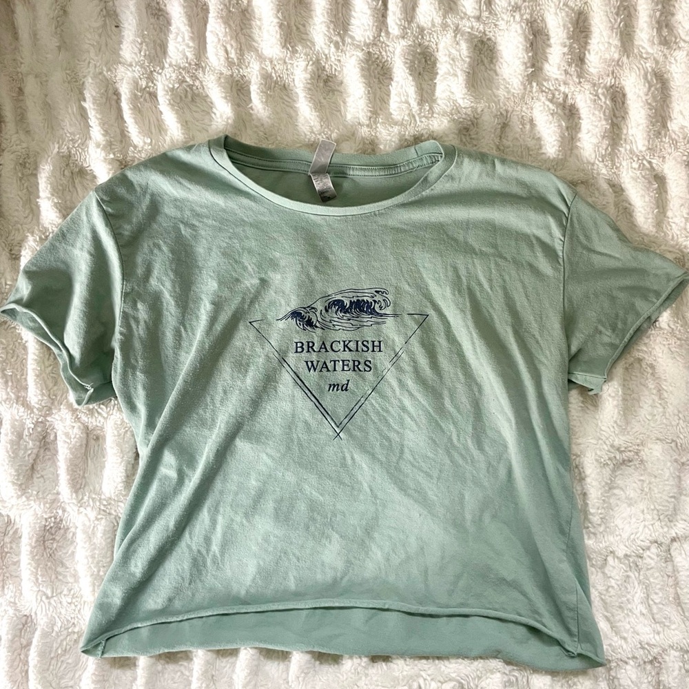 Brackish Waters Teal Tee